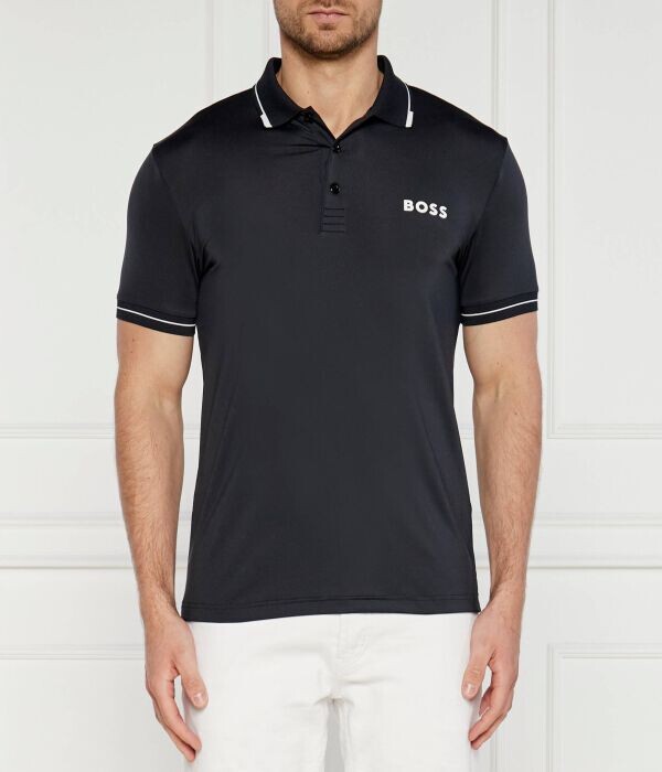 Футболка поло мужская Boss Green с окантовкой, черный
Футболка поло мужская Boss Green с окантовкой, черный