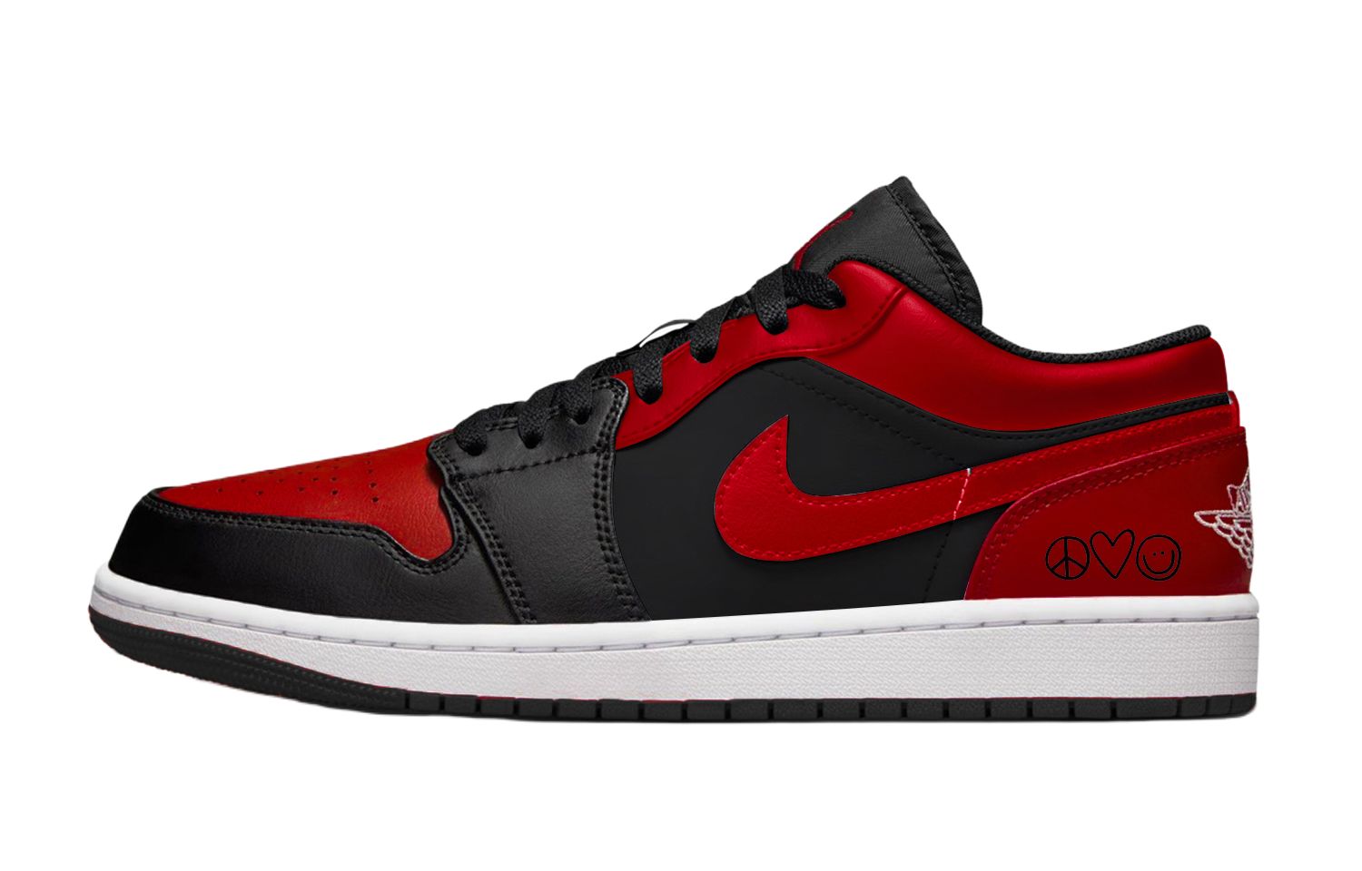 Jordan Air 1 World Peace устойчивые к истиранию низкие баскетбольные кроссовки Unisex красные черные
Jordan Air 1 World Peace устойчивые к истиранию низкие баскетбольные кроссовки Unisex красные черные