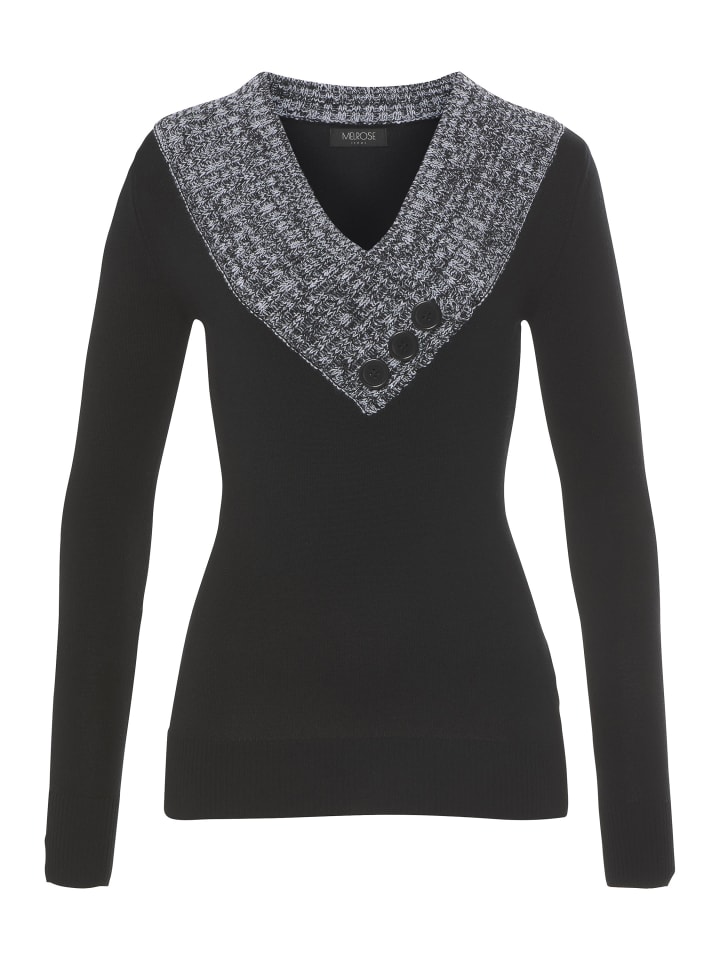 Черный вязаный свитер Melrose
Черный вязаный свитер Melrose