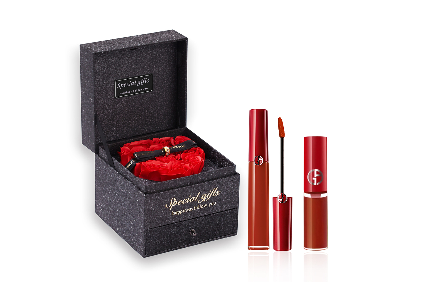 GIORGIO ARMANI Красный тонкий тюбик блеск для губ наборы для женщин
GIORGIO ARMANI Красный тонкий тюбик блеск для губ наборы для женщин