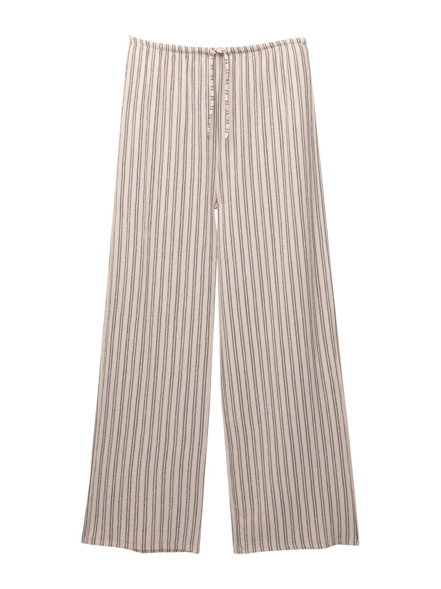 Широкие брюки Pull&Bear, экрю
Широкие брюки Pull&Bear, экрю