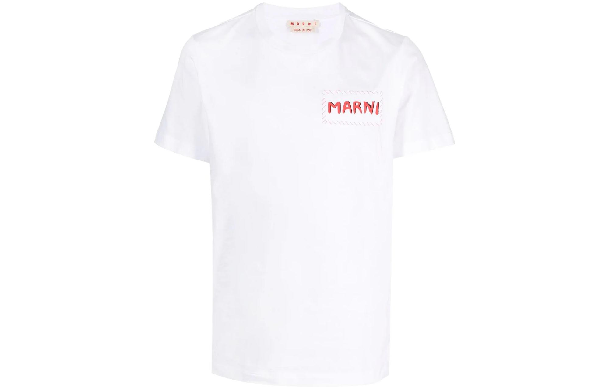 Футболка с принтом логотипа MARNI, белый
Футболка с принтом логотипа MARNI, белый