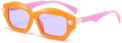 Уникальные солнцезащитные очки неправильной квадратной формы для женщин, двухцветные, в стиле ретро для мужчин, с заклепками, градиентные, с защитой от УФ-излучения UV400 MTZJH, Orange
Уникальные солнцезащитные очки неправильной квадратной формы для женщин, двухцветные, в стиле ретро для мужчин, с заклепками, градиентные, с защитой от УФ-излучения UV400 MTZJH, Orange