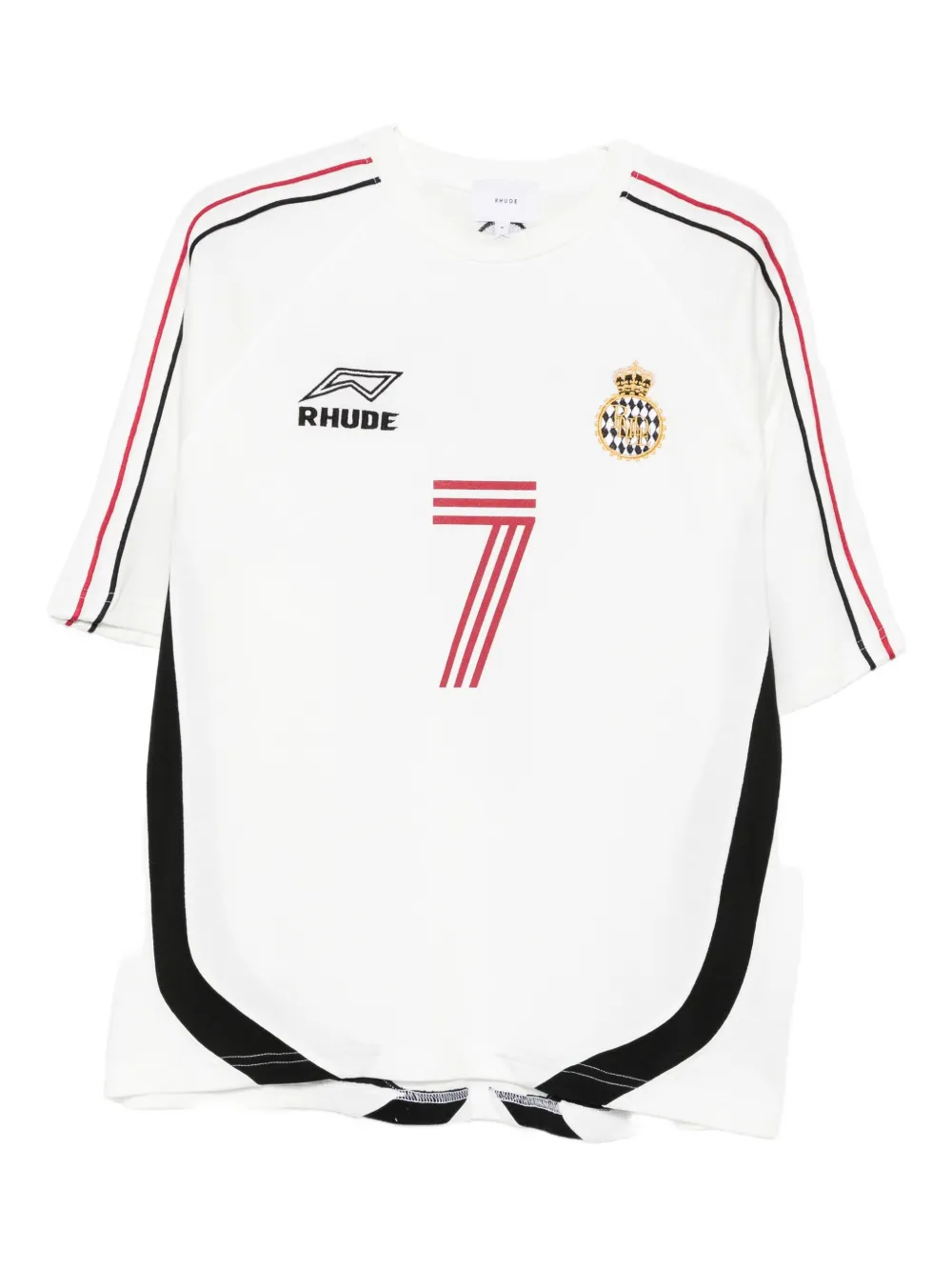 Футболка команды с панелями RHUDE, белый
Футболка команды с панелями RHUDE, белый