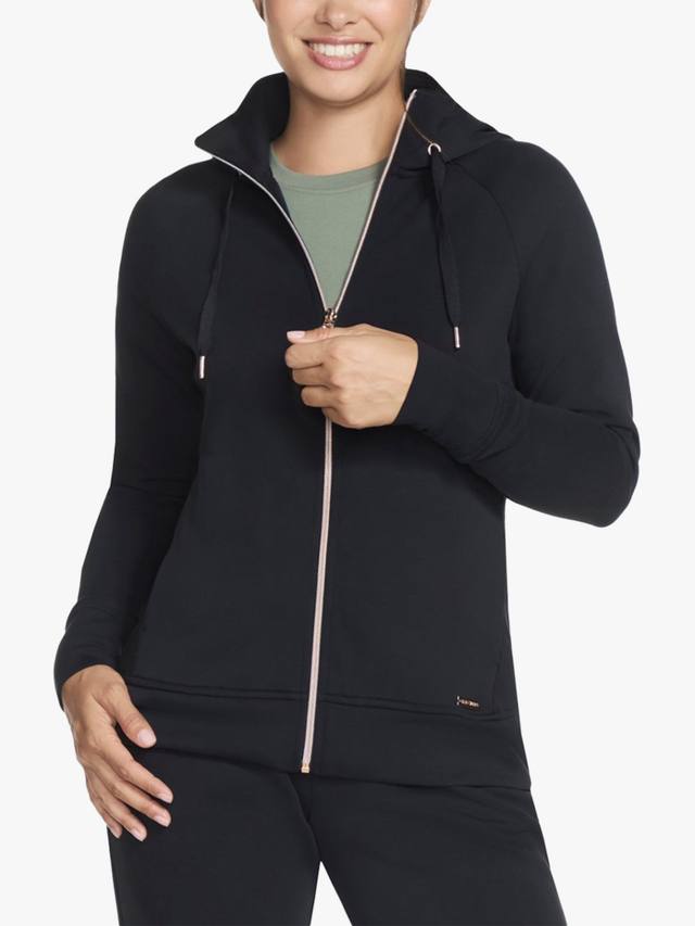 Куртка с капюшоном skechluxe elevate Skechers, черный 
Куртка с капюшоном skechluxe elevate Skechers, черный