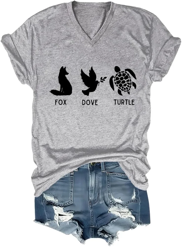 Футболка V-Neck Fox Dove Turtle
Футболка V-Neck Fox Dove Turtle