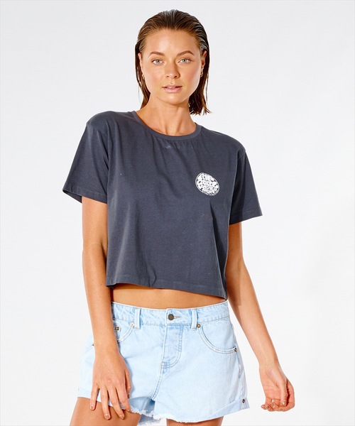 Футболка укороченная с принтом на спине RIP CURL, черный
Футболка укороченная с принтом на спине RIP CURL, черный