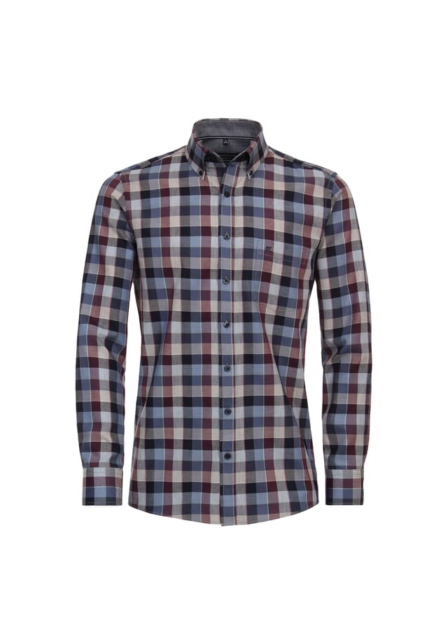 Рубашка свободного кроя в клетку Casamoda, красный
Рубашка свободного кроя в клетку Casamoda, красный