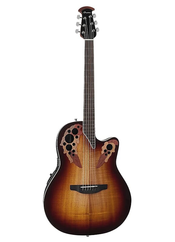 Акустическая гитара Ovation CE48P-KOAB Celebrity Elite Exotic Super Shallow 6-String Acoustic-Electric Guitar w/Gig Bag