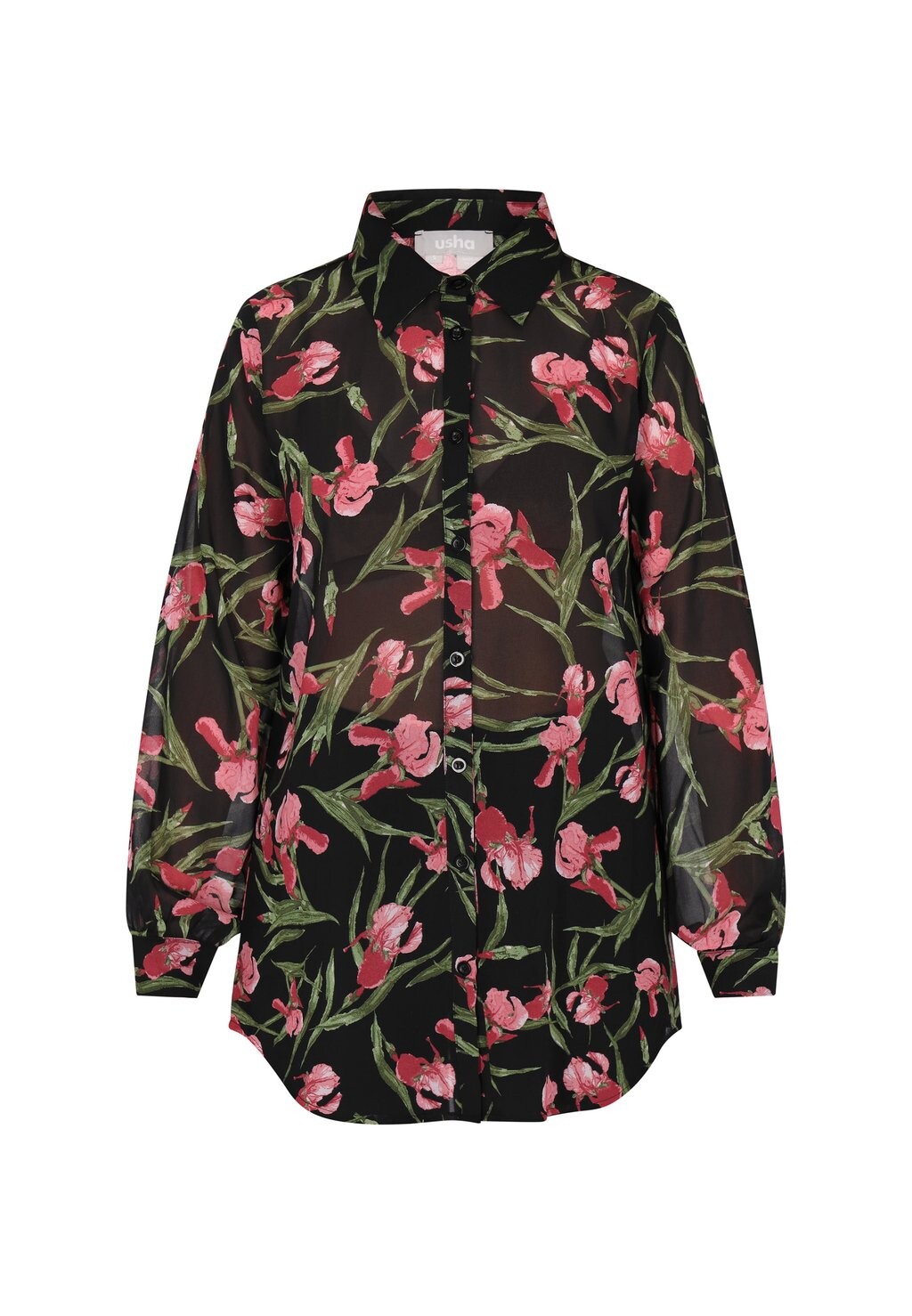 Блузка на пуговицах usha, черный
Блузка на пуговицах usha, черный