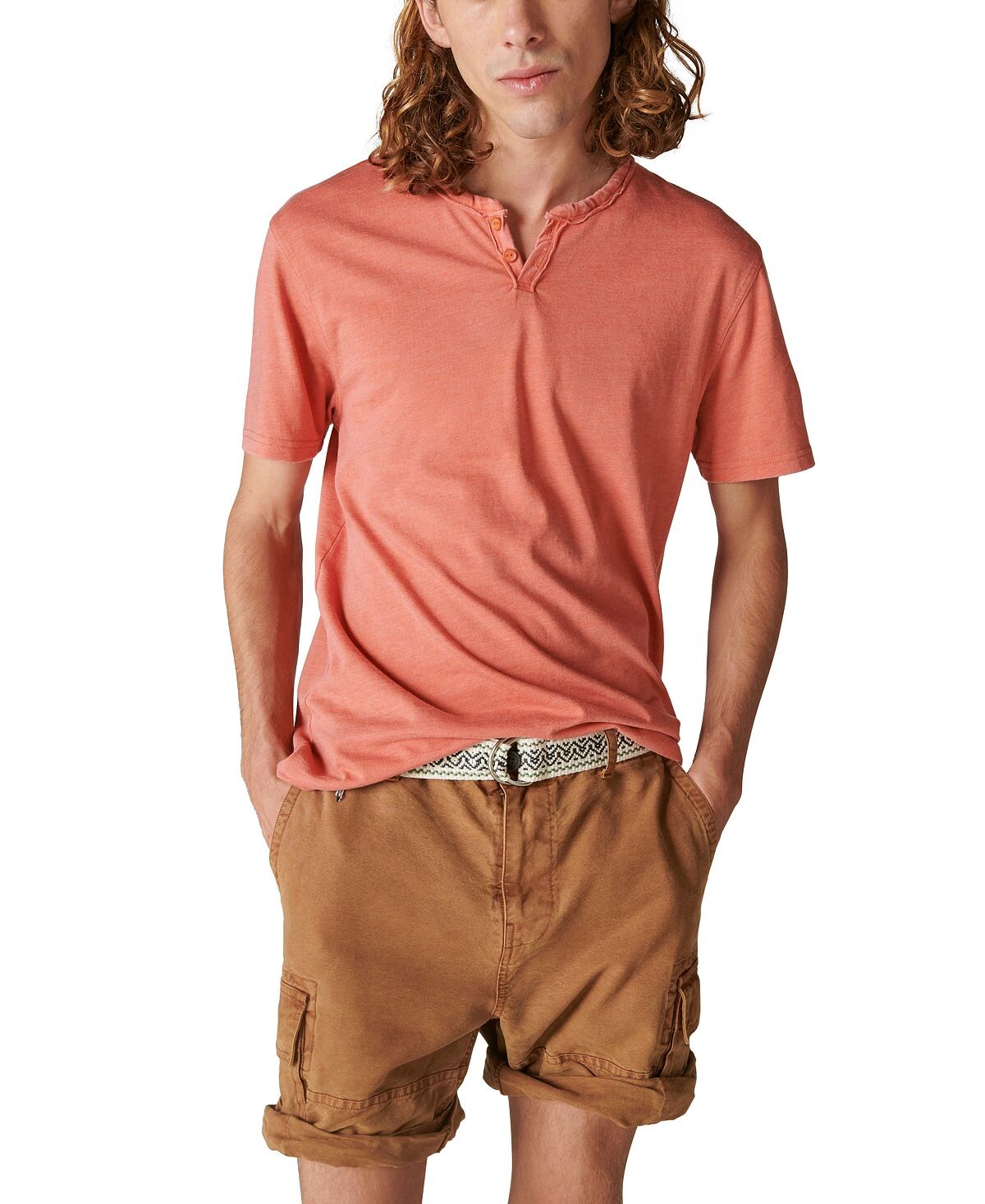 Мужская футболка стандартного размера Venice Burnout с вырезом в горловине Lucky Brand
Мужская футболка стандартного размера Venice Burnout с вырезом в горловине Lucky Brand