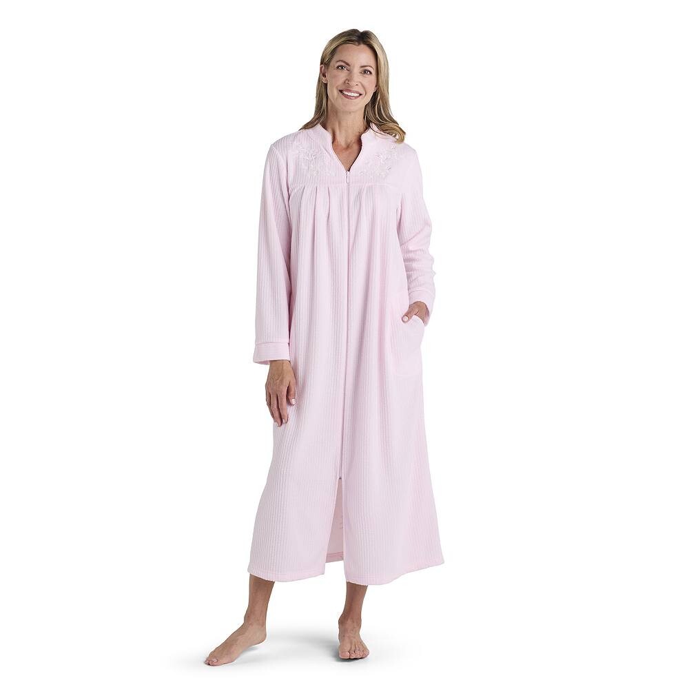 Женский длинный махровый халат Miss Elaine Essentials с начесом на молнии, розовый
Женский длинный махровый халат Miss Elaine Essentials с начесом на молнии, розовый