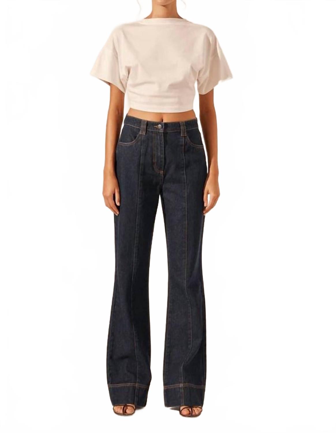 Рита Прямые джинсы с защипами в темном индиго Shona Joy
Рита Прямые джинсы с защипами в темном индиго Shona Joy