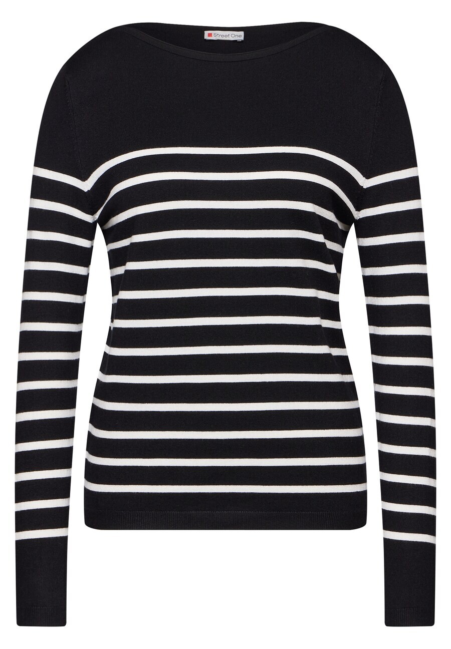 Тонкий вязаный свитер STREET ONE Sweater, черный
Тонкий вязаный свитер STREET ONE Sweater, черный