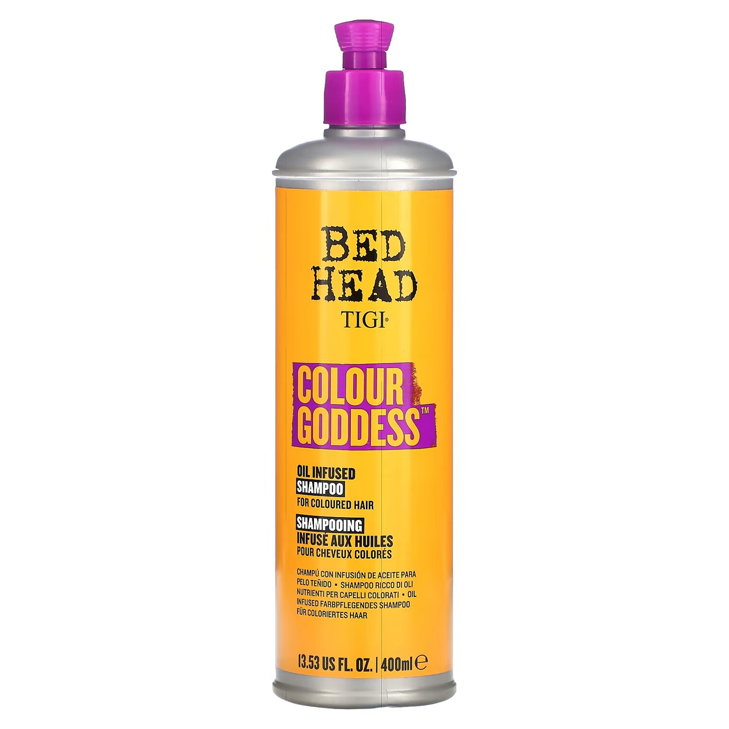 TIGI Bed Head Color Goddess Шампунь с маслом для окрашенных волос, 13,53 жидких унций (400 мл)
TIGI Bed Head Color Goddess Шампунь с маслом для окрашенных волос, 13,53 жидких унций (400 мл)
