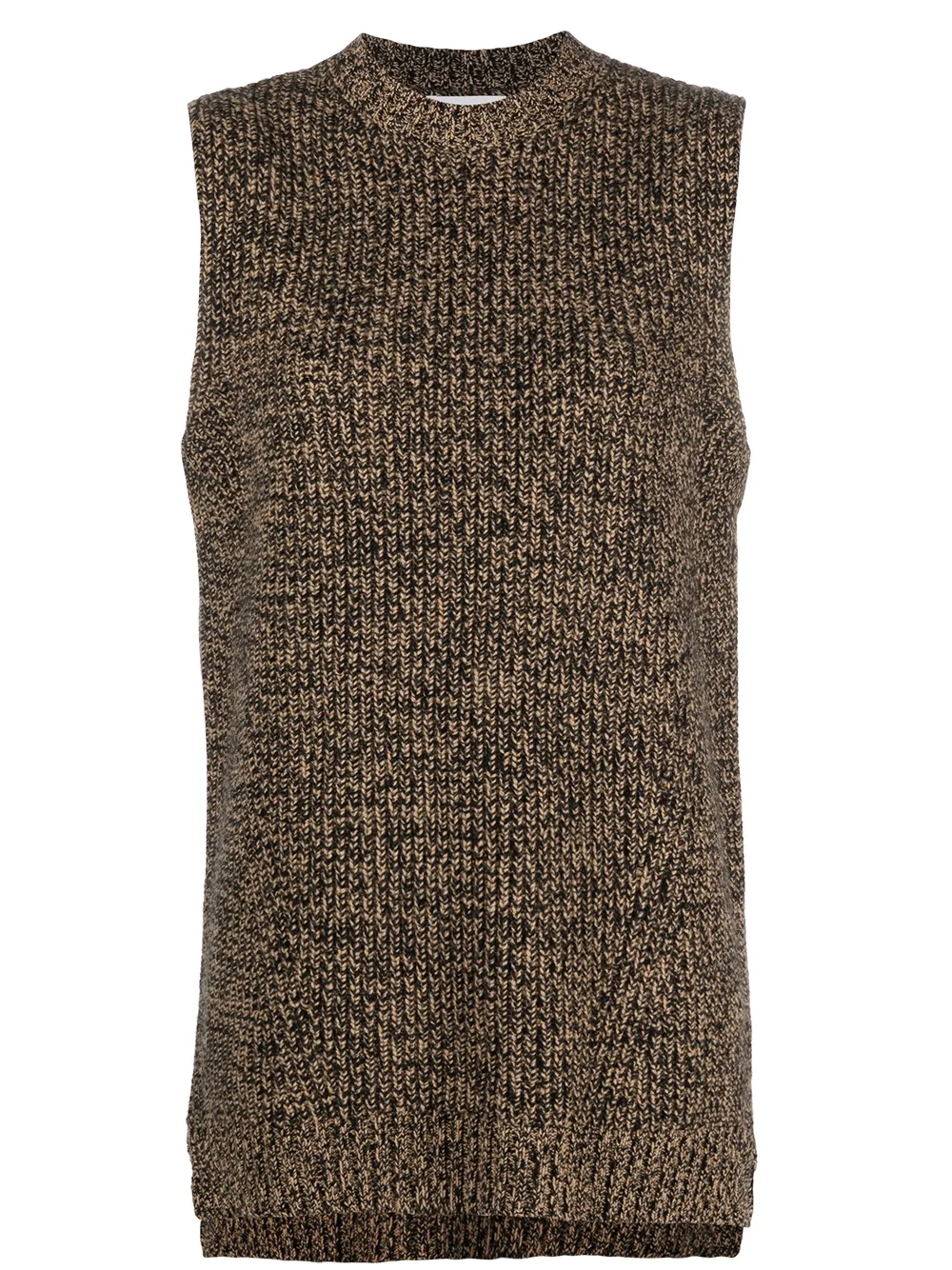 Джемпер без рукавов с воротником-стойкой GANNI, нейтральный
Джемпер без рукавов с воротником-стойкой GANNI, нейтральный