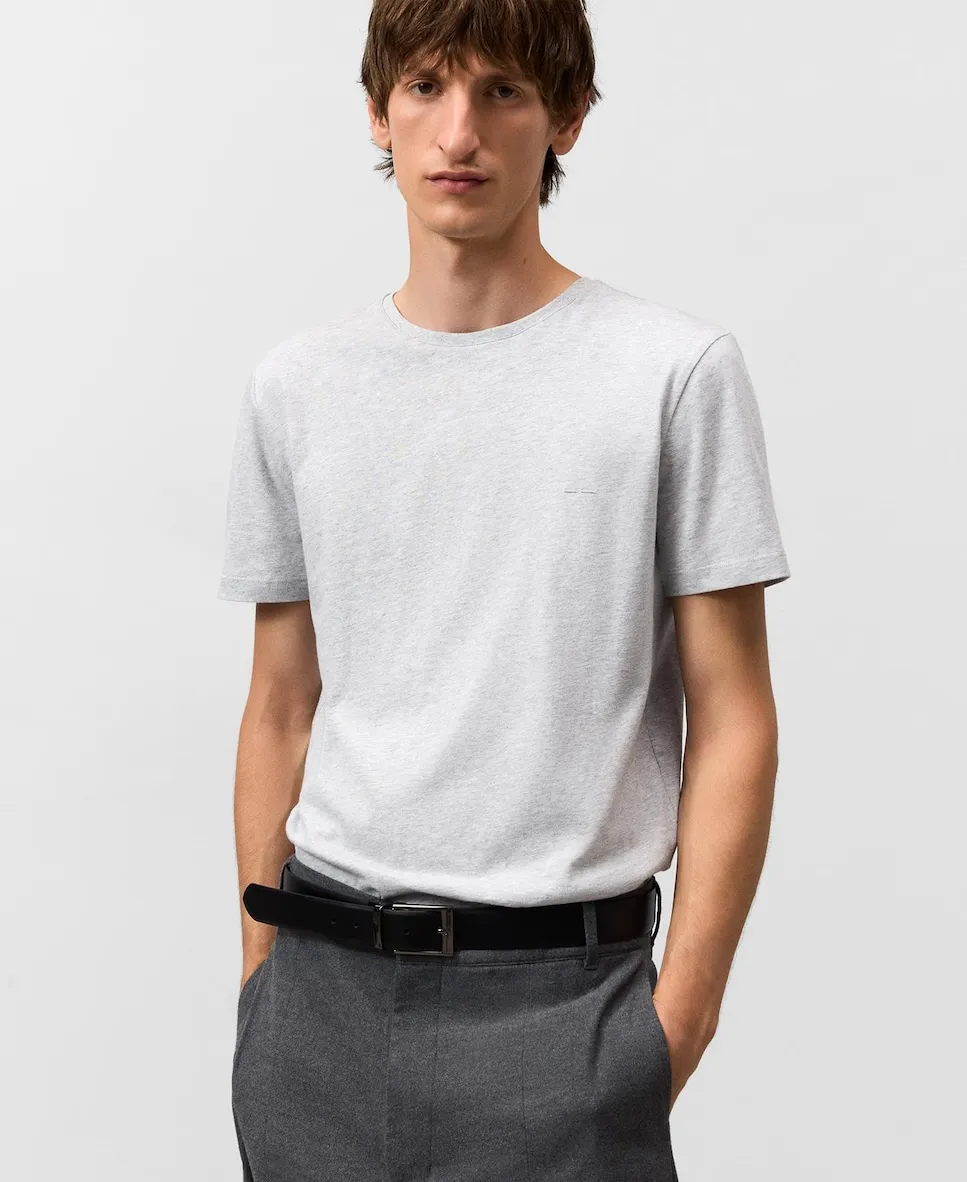 Мужская футболка классического кроя из хлопка Adolfo Dominguez, светло-серый
Мужская футболка классического кроя из хлопка Adolfo Dominguez, светло-серый