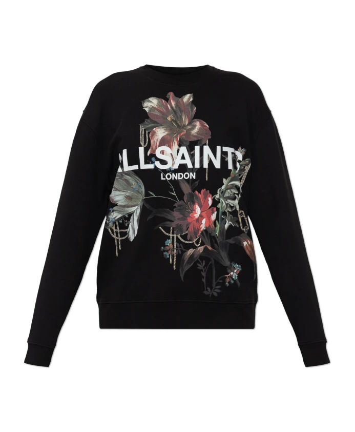 Толстовка оверсайз Ania etta Allsaints, черный
Толстовка оверсайз Ania etta Allsaints, черный