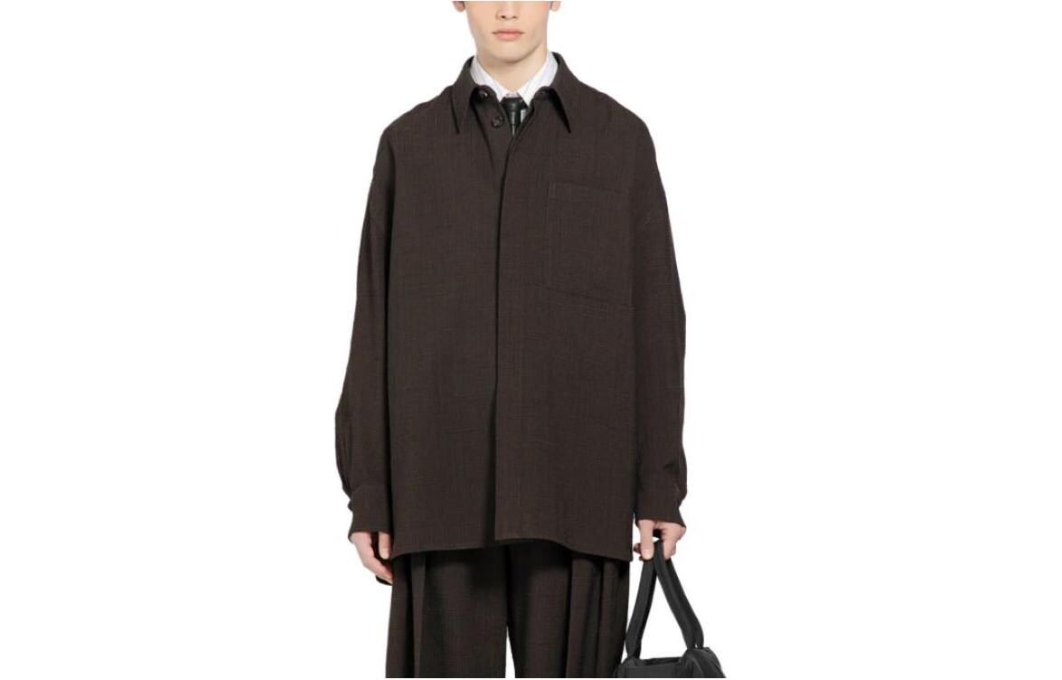 Рубашка мужская коричневая Bottega Veneta, коричневый
Рубашка мужская коричневая Bottega Veneta, коричневый