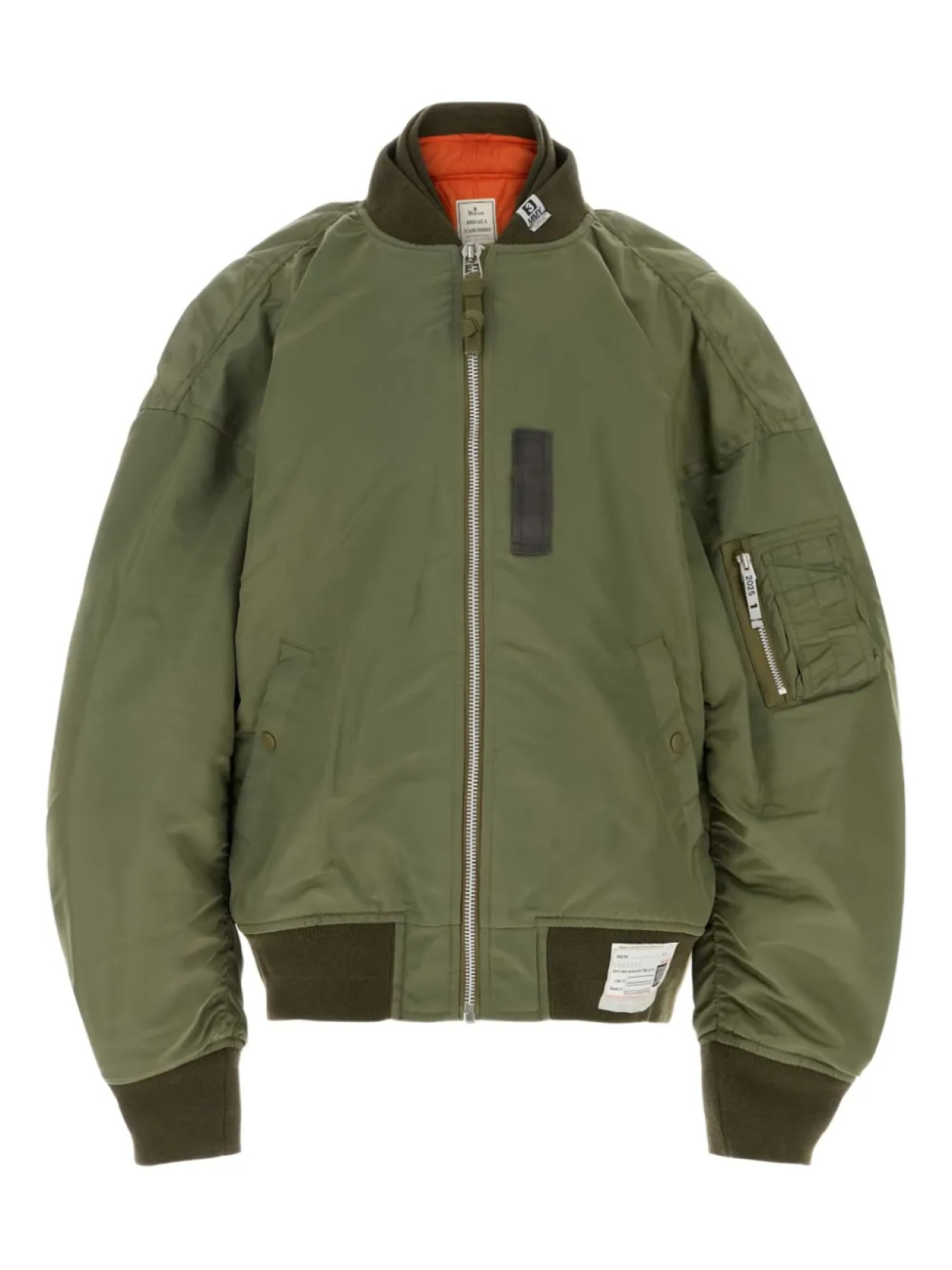 Нейлоновый бомбер Maison MIHARA YASUHIRO, зеленый
Нейлоновый бомбер Maison MIHARA YASUHIRO, зеленый