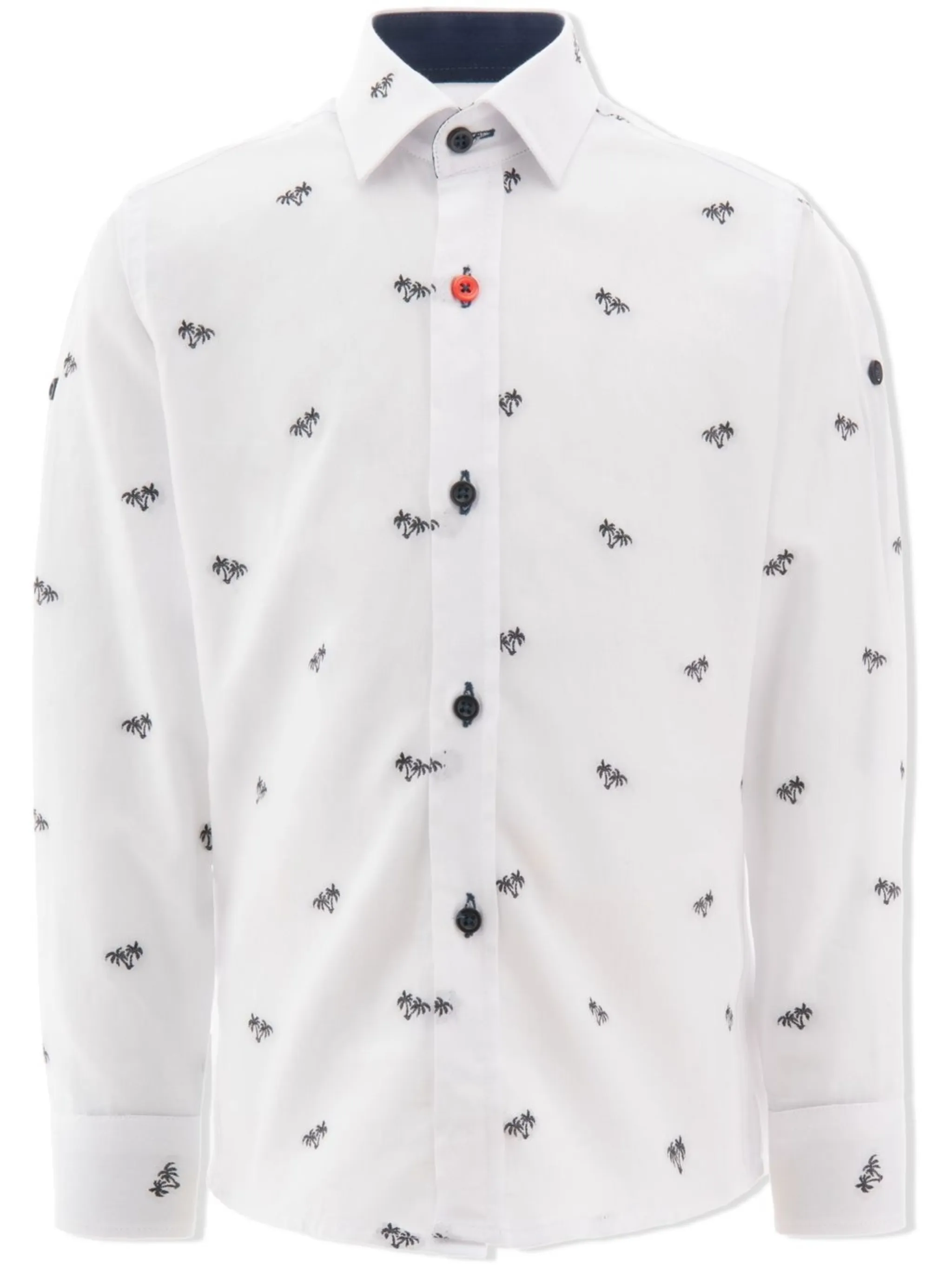 Рубашка из органического хлопка с принтом Moustache, белый
Рубашка из органического хлопка с принтом Moustache, белый