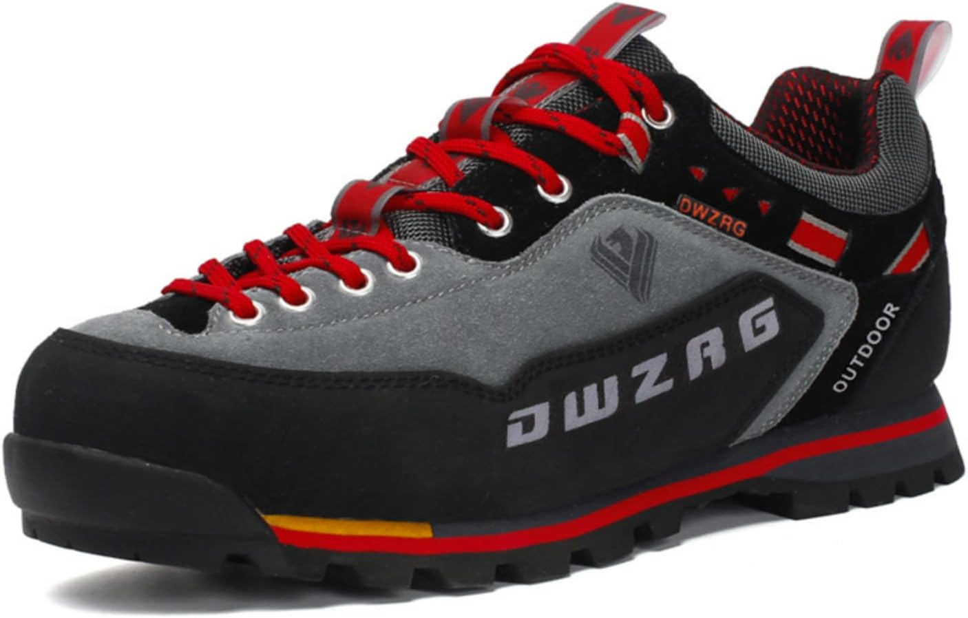 Мужские походные кроссовки с противоскользящей толстой подошвой, дышащие обувь для прогулок и треккинга Macefil, черный/красный
Мужские походные кроссовки с противоскользящей толстой подошвой, дышащие обувь для прогулок и треккинга Macefil, черный/красный