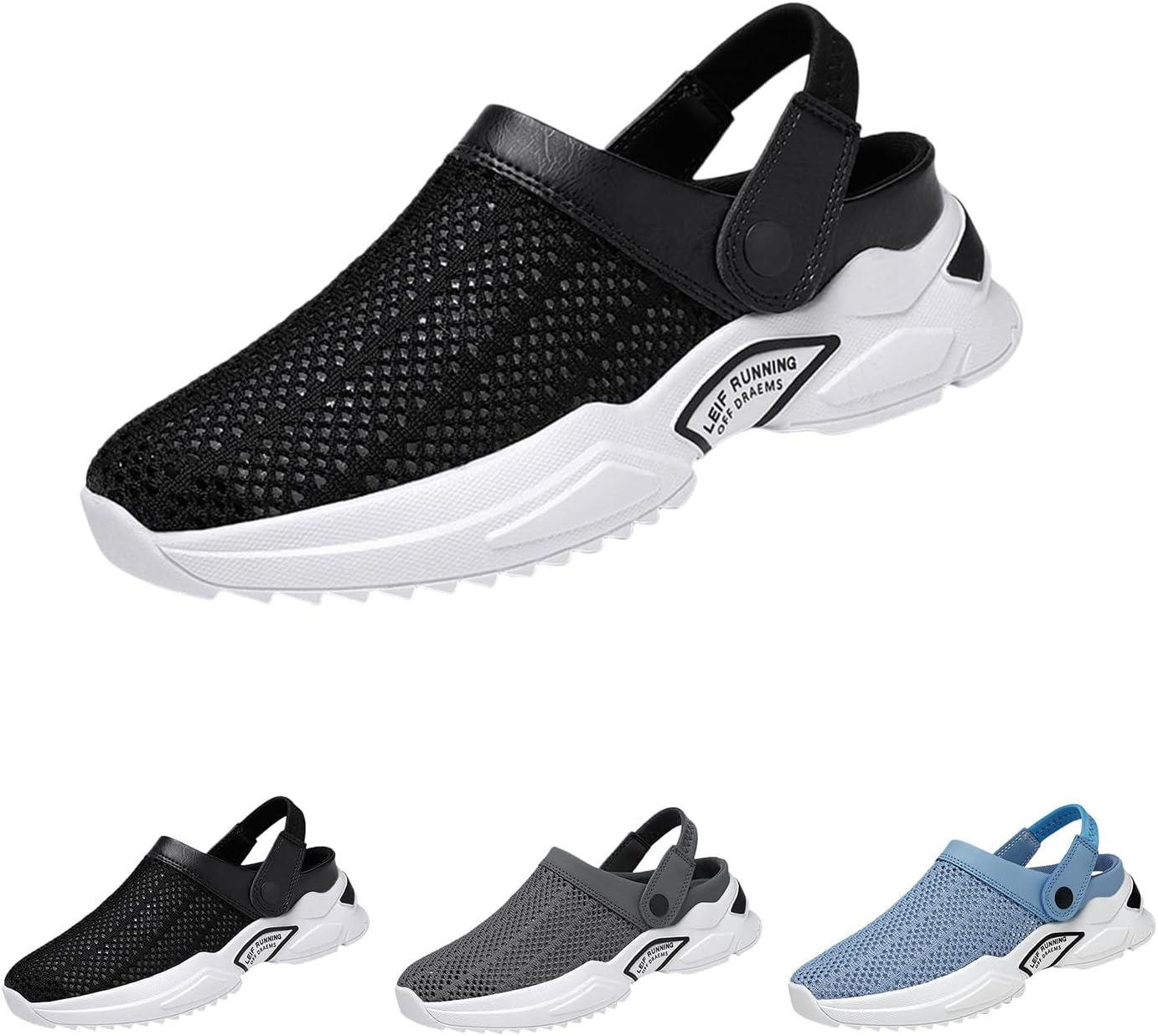 Мужские ортопедические босоножки с вырезами на лето, дышащая вязаная сетка, толстая подошва, сандалии-слипон с вязаными элементами, с поддержкой свода стопы Generic, черный
Мужские ортопедические босоножки с вырезами на лето, дышащая вязаная сетка, толстая подошва, сандалии-слипон с вязаными элементами, с поддержкой свода стопы Generic, черный