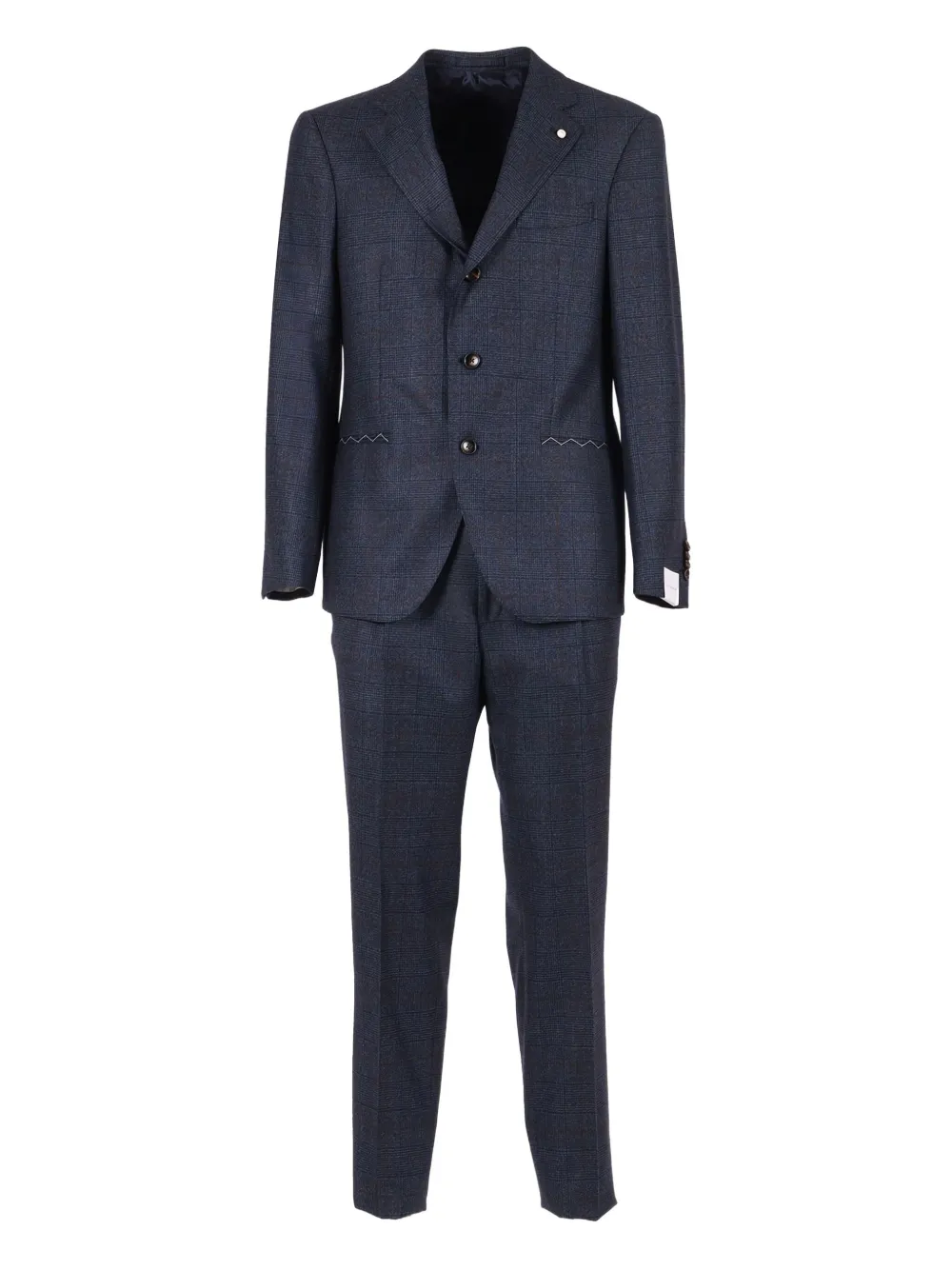 Костюм из шерсти с однобортным пиджаком Luigi Bianchi Mantova, синий
Костюм из шерсти с однобортным пиджаком Luigi Bianchi Mantova, синий