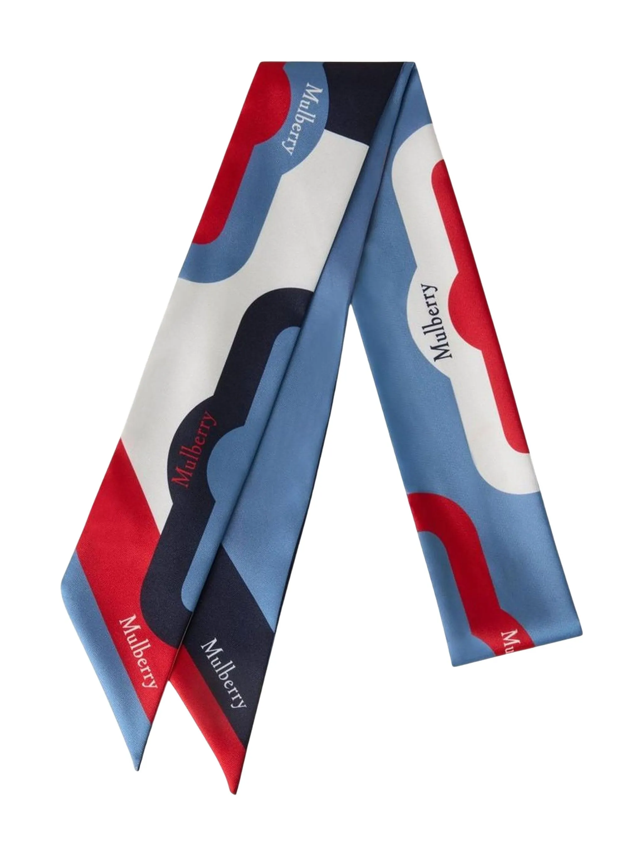 Шарф с геометричным принтом Mulberry, синий
Шарф с геометричным принтом Mulberry, синий