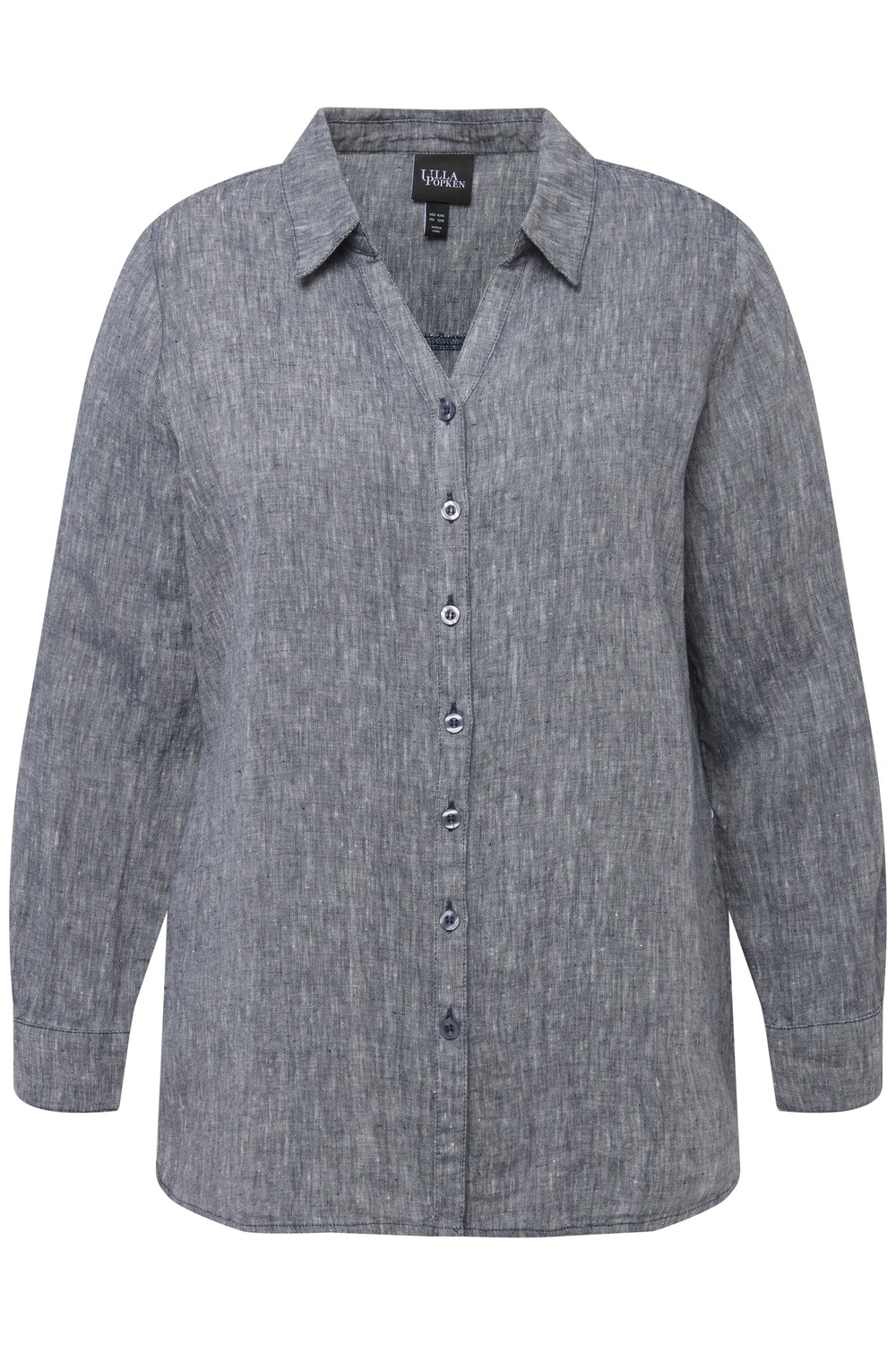 Блуза Ulla Popken Hemd, цвет marine melange
Блуза Ulla Popken Hemd, цвет marine melange