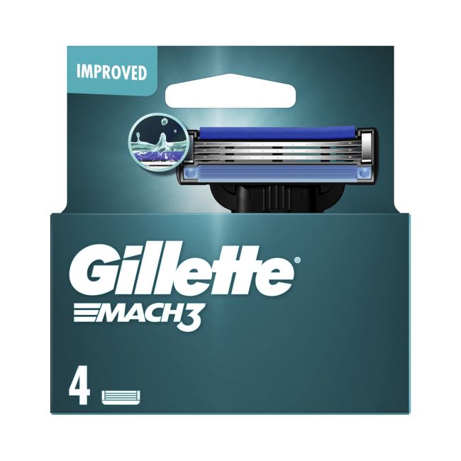 Бритвенные головки Mach3 (4 шт.) Gillette
Бритвенные головки Mach3 (4 шт.) Gillette