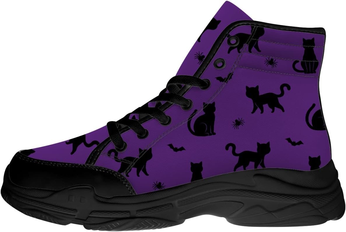 Мужские и женские кроссовки на высокой подошве с черной кошкой, хеллоуинские кеды на шнуровке на платформе, подарки для него и для нее Generic
Мужские и женские кроссовки на высокой подошве с черной кошкой, хеллоуинские кеды на шнуровке на платформе, подарки для него и для нее Generic