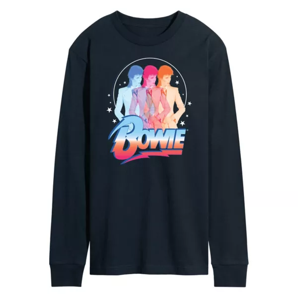 Мужская футболка с длинным рукавом David Bowie Licensed Character, синий
Мужская футболка с длинным рукавом David Bowie Licensed Character, синий