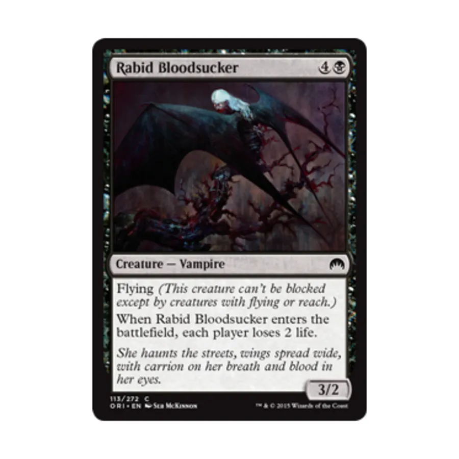 CCG Бешеный кровосос (С), MTG - Magic Origins
CCG Бешеный кровосос (С), MTG - Magic Origins