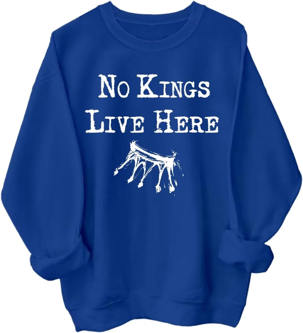 Толстовка с капюшоном No Kings Live Here
Толстовка с капюшоном No Kings Live Here