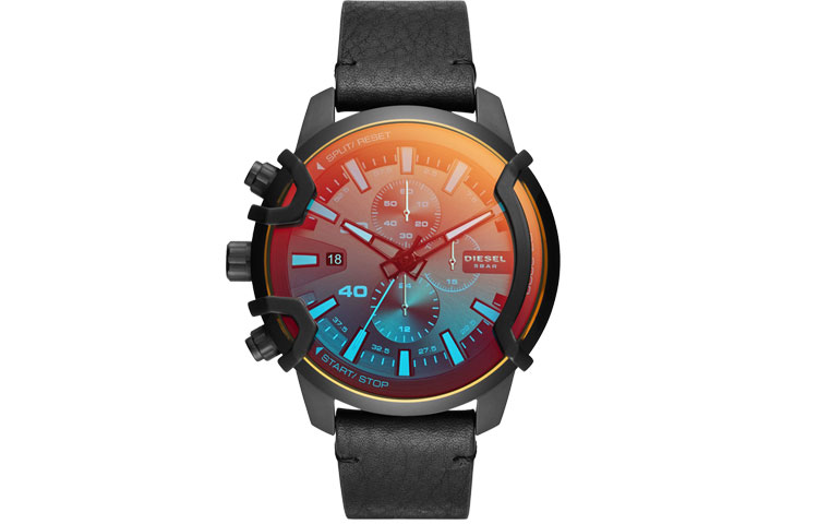 GRIFFED Collection Мужские часы с кварцевым механизмом Кожаные ремешки Черный циферблат DZ4519 DIESEL, стандартная упаковка 
GRIFFED Collection Мужские часы с кварцевым механизмом Кожаные ремешки Черный циферблат DZ4519 DIESEL, стандартная упаковка