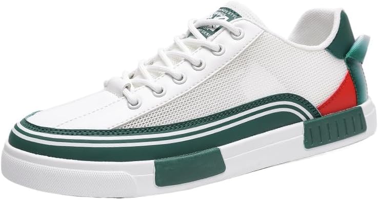 Мужские кроссовки для скейтборда с полосатым цветным блоком - дышащие кроссовки на шнуровке для прогулок на улице, уличных прогулок и пробежек Hhhchpm
Мужские кроссовки для скейтборда с полосатым цветным блоком - дышащие кроссовки на шнуровке для прогулок на улице, уличных прогулок и пробежек Hhhchpm