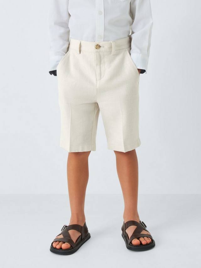 Детские укороченные шорты с льняной тканью John Lewis Heirloom Collection, Cream
Детские укороченные шорты с льняной тканью John Lewis Heirloom Collection, Cream