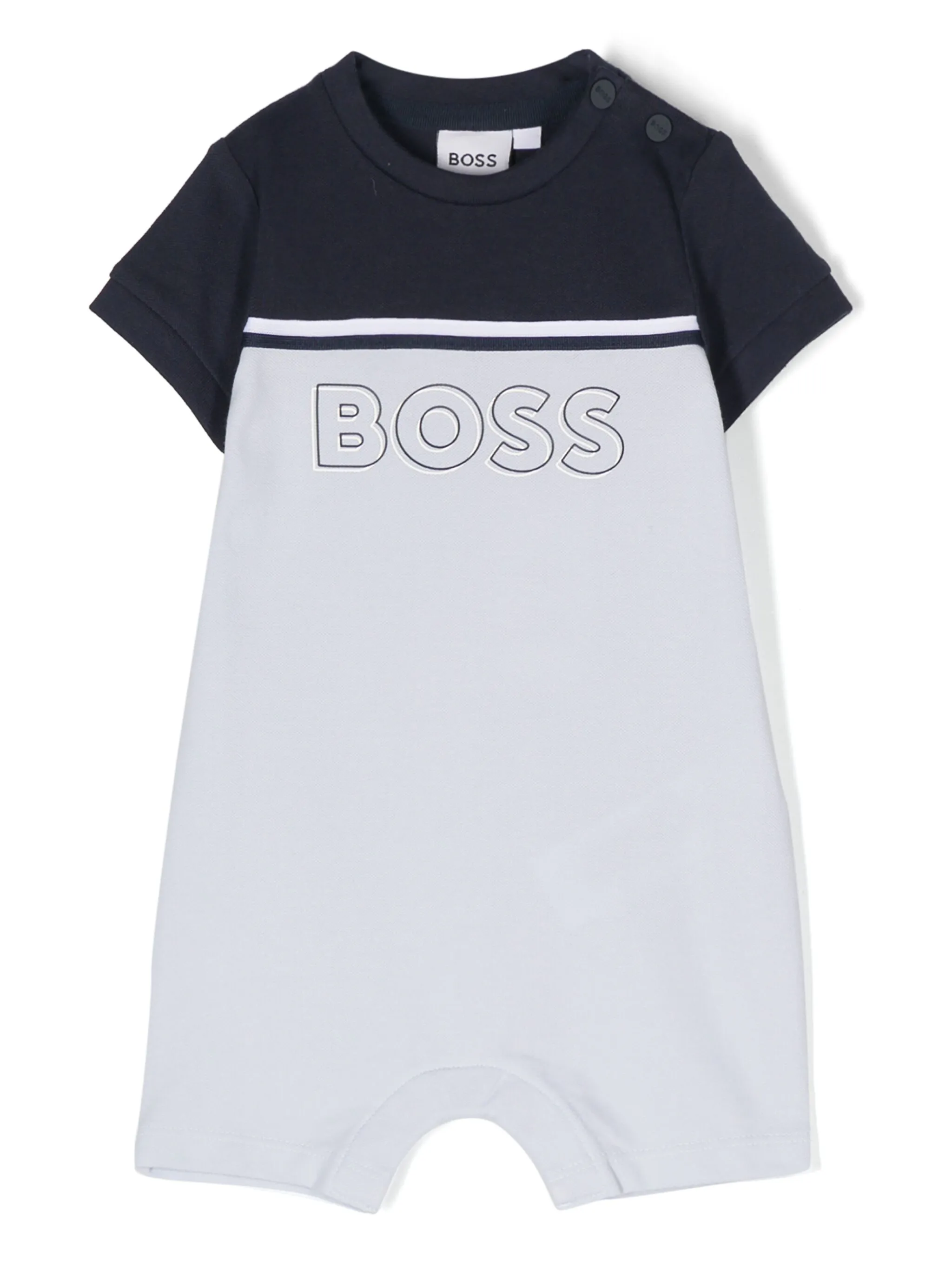 Ромпер с логотипом Boss Kidswear, синий
Ромпер с логотипом Boss Kidswear, синий