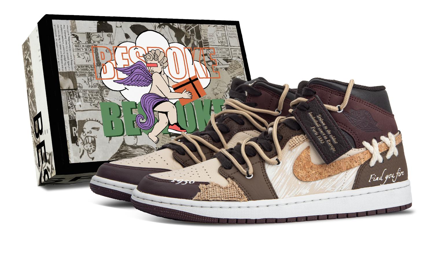 Jordan Баскетбольные кроссовки Air 1 Logging Factory с противоскользящей подошвой, износостойкие, винтажные, средние, коричневые
Jordan Баскетбольные кроссовки Air 1 Logging Factory с противоскользящей подошвой, износостойкие, винтажные, средние, коричневые