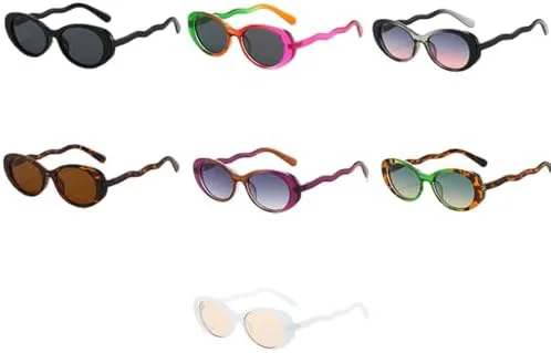 Винтажные солнцезащитные очки в разноцветной оправе с защитой от УФ-излучения для мужчин и женщин, овальной формы, с градиентным переходом цвета MTZJH, Black-graypink
Винтажные солнцезащитные очки в разноцветной оправе с защитой от УФ-излучения для мужчин и женщин, овальной формы, с градиентным переходом цвета MTZJH, Black-graypink