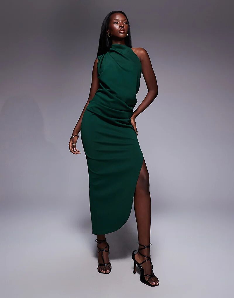 Платье миди на одно плечо ASOS DESIGN темно-зеленого цвета из ткани в стиле «скуба»
Платье миди на одно плечо ASOS DESIGN темно-зеленого цвета из ткани в стиле «скуба»