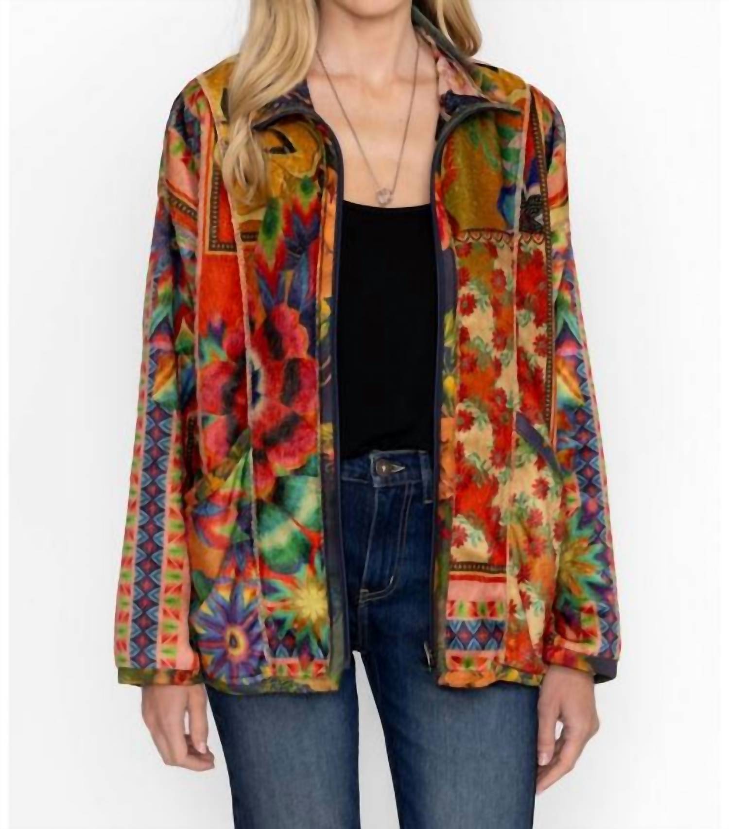 Джоан Куртка Шерпа (Двусторонняя) в технике тай-дай Johnny Was, Tied Dye
Джоан Куртка Шерпа (Двусторонняя) в технике тай-дай Johnny Was, Tied Dye