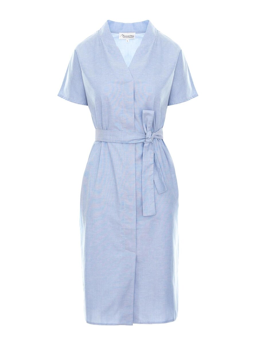 Платье-рубашка Couture de Marie Michaela, светло-голубой
Платье-рубашка Couture de Marie Michaela, светло-голубой