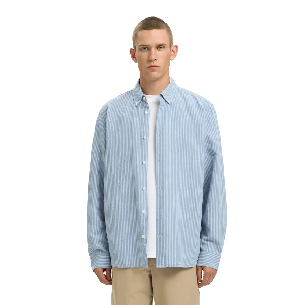 Рубашка с длинным рукавом Selected Regclay из льняной смеси, синий
Рубашка с длинным рукавом Selected Regclay из льняной смеси, синий