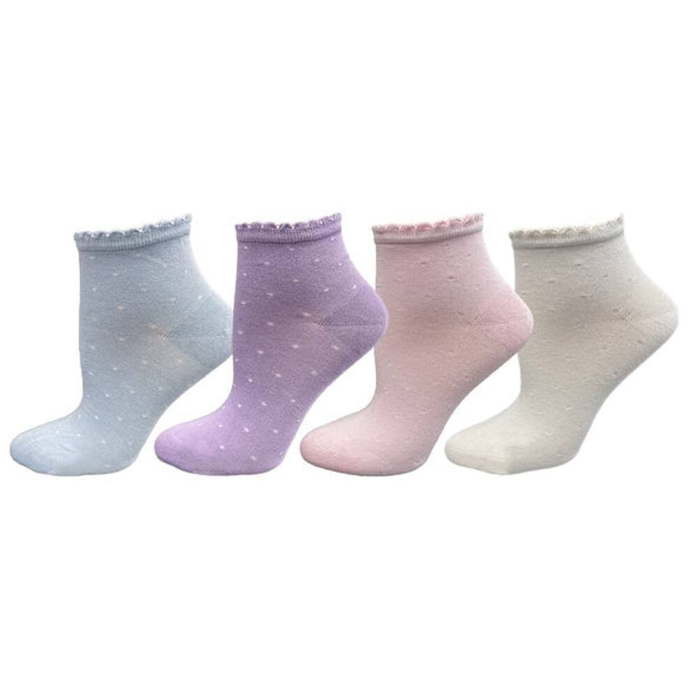 Женские носки – четверти с зубчатым краем, пастельные тона WEAR SIERRA, цвет Blue Lilac Ivory Pink
Женские носки – четверти с зубчатым краем, пастельные тона WEAR SIERRA, цвет Blue Lilac Ivory Pink