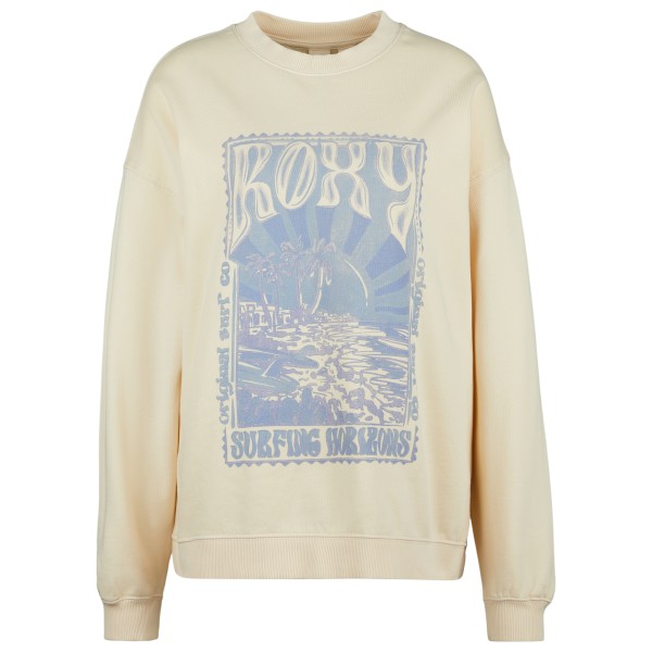 Женская модель, свободный свитер с круглым вырезом Roxy, Parchment
Женская модель, свободный свитер с круглым вырезом Roxy, Parchment