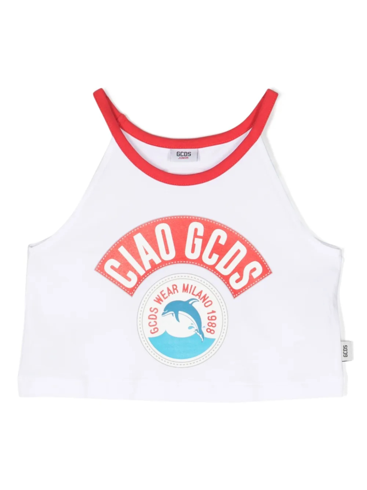 Топ с логотипом Gcds Kids, белый
Топ с логотипом Gcds Kids, белый