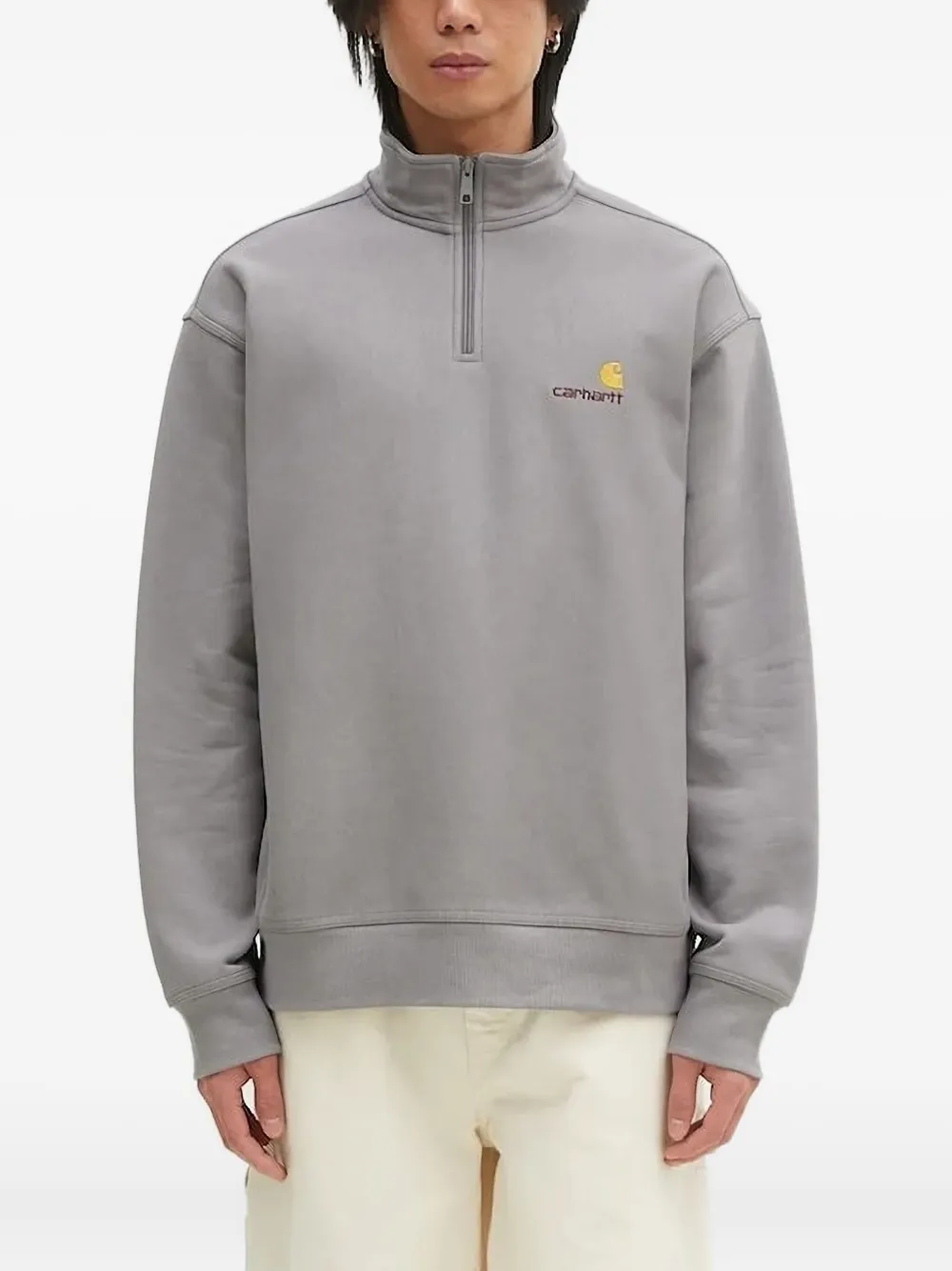 Толстовка с воротником на молнии и вышивкой CARHARTT WIP, серый
Толстовка с воротником на молнии и вышивкой CARHARTT WIP, серый