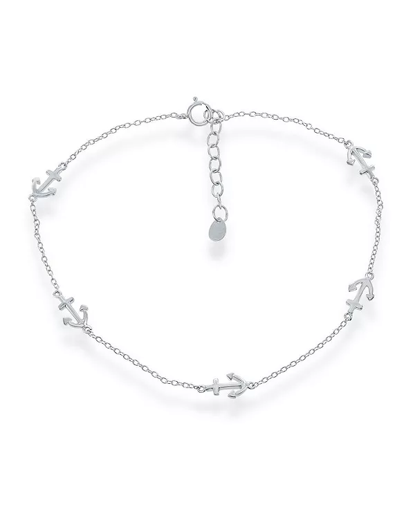 Серебряный браслет на лодыжку с якорем Simona, silver
Серебряный браслет на лодыжку с якорем Simona, silver